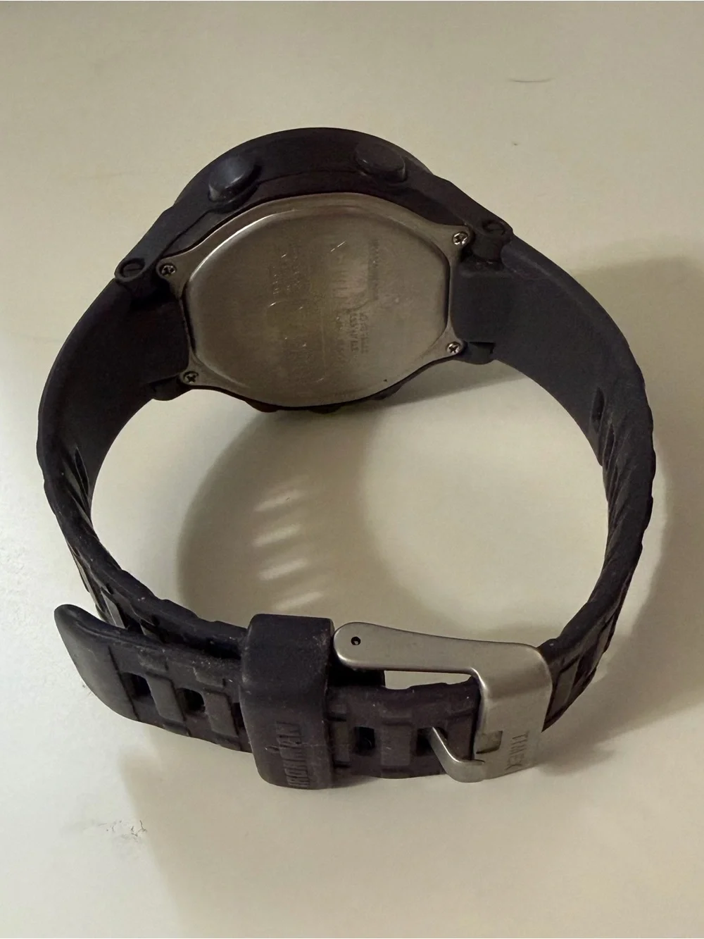 Timex Black Digital Sports Watch with Lime Accent